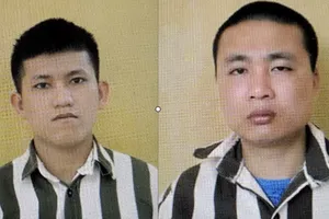 Các phạm nhân: Hồ Văn Tình, Võ Hoàng Duy (từ trái qua). Ảnh: Công an Khánh Hòa