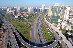 Traffic infrastructure has much developed in District 2, HCMC (Photo: SGGP)