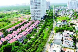 A residential area in Phuoc Kien commune, Nha Be district in the southern part of HCMC (Photo: SGGP)