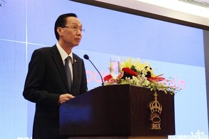 Le Thanh Liem, deputy chairman of the HCM City People’s Committee, said being a major economic and cultural centre of Vietnam, the city considers Laos a strategic and promising market for investment and trade. (Photo: VNS)