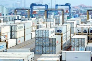 A corner of Cat Lai seaport, HCMC (Photo: SGGP)