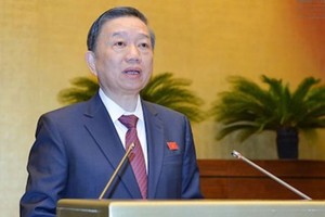 Minister of Public Security To Lam (Photo: quochoi.vn)