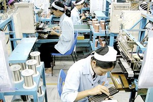 Electronic component manufacturing has attracted many foreign firms to seek investment opportunities (Photo: SGGP)