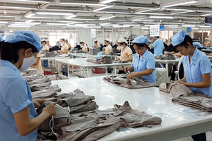 Garment making at Saigon 3 Garment Joint Stock Company (Photo: SGGP)