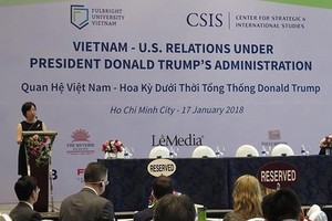 A view of the workshop on  Vietnam-US relations under President Donald Trump’s Administration on January  17 (Photo: nguoilaodong)