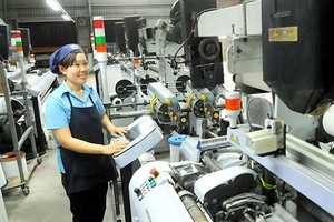 Textile and garment is one of major export items South Korea (Photo: SGGP)