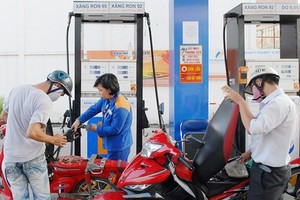 A filling station in Kinh Duong Vuong street, District 6, HCMC (Photo: SGGP)