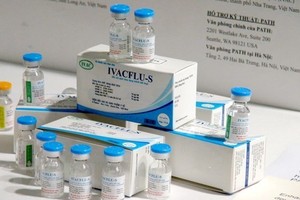 "3-in-1" seasonal flu vaccine produced by Vietnam (Source: VNA)