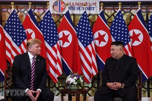 US President Donald Trump (L) and DPRK leader Kim Jong-un (Source: VNA) 