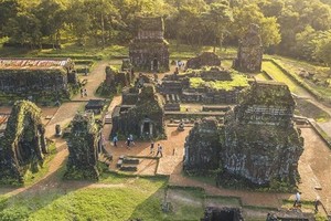 Temples at My Son Sanctuary in central Quang Nam province (Photo: VNA)