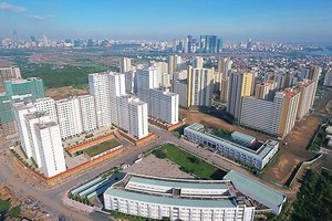 Thu Thiem new urban area, District 2, HCMC (Photo: SGGP)