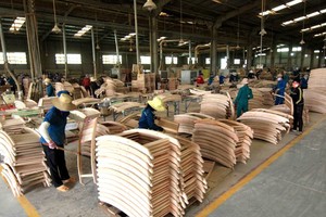 Vietnam earned nearly US$5.23 billion from forestry exports in the first half of 2019, up almost 20 percent year on year (Photo: VNA)