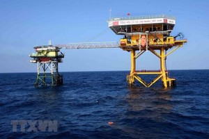 DK1/12 rig is located on the southern continental shelf of Vietnam (Photo: VNA)