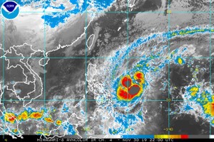 Satellite image of Typhoon Kammuri (Photo: NOAA)