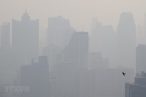 Smog covers Bangkok capital city of Thailand on January 8 (Photo: AFP/VNA)