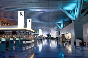The departure lobby at the Haneda International Airport of Japan (Photo: AP)