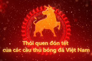 How do professional Vietnamese football players celebrate Lunar New Year?