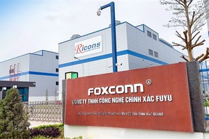 A company of Foxconn in Bac Giang Provine. .Photo ricons.vn