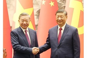 Vietnamese, Chinese leaders discuss to strengthen trust, cooperation, stability
