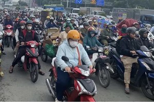 Gasoline motorbikes are the subject of the HCMC Department of Construction’s proposal to retrofit them into electric vehicles 