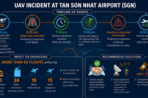 Tan Son Nhat airport seeks counter-UAV systems after drone incident 