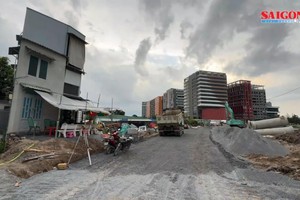 Ultra-thin houses spring up in Ho Chi Minh City after road widening