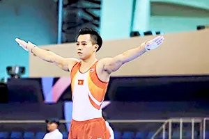 Lê Thanh Tùng là sự bổ sung tuyệt vời cho đội tuyển TDDC Ảnh: MINH SANG