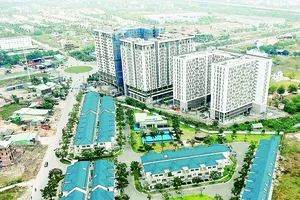 Khu dân cư tại  phường Phú Hữu,  quận 9, TPHCM. Ảnh: CAO THĂNG