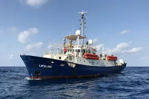 Tàu Lifeline. Nguồn: ANSA