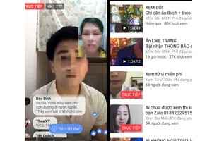 Mỗi clip livestream của các trang Facebook xem bói miễn phí thu hút hàng chục ngàn người bình luận và chia sẻ  