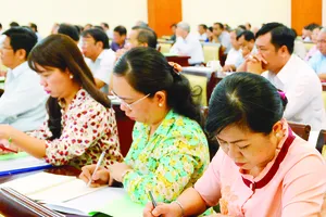 Lớp bồi dưỡng,  cập nhật kiến thức cho cán bộ quản lý (đối tượng 3)  của TPHCM   Ảnh: VIỆT DŨNG