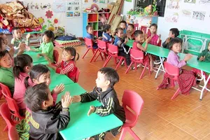 Phòng học khang trang cho trẻ mầm non ở Hà Giang