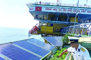 Trồng rau theo “công nghệ biển“