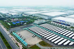 Tổ hợp Samsung CE Complex (SEHC) hoạt động tại Khu Công nghệ cao TPHCM. Ảnh:  CAO THĂNG