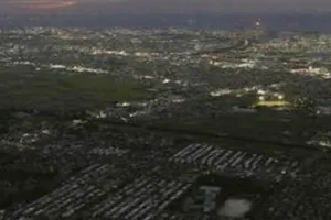 Cảnh mất điện sau bão Faxai tại thành phố Ichihara, tỉnh Chiba, miền Đông Nhật Bản