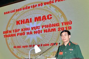 Thượng tướng Phan Văn Giang phát biểu tại lễ khai mạc 