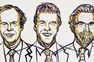 Ba nhà khoa học William Kaelin, Peter Ratcliffe và Gregg Semenza. Nguồn: Ủy ban Nobel