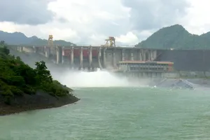 Hồ thủy điện Tuyên Quang. Ảnh: TTXVN