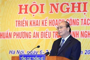 Thủ tướng Nguyễn Xuân Phúc phát biểu chỉ đạo hội nghị. Ảnh: TTXVN