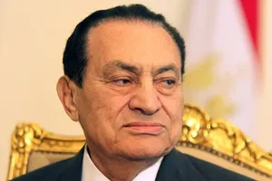 Cựu Tổng thống Ai Cập Hosni Mubarak. Ảnh: Sky News