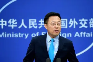người phát ngôn Bộ Ngoại giao Trung Quốc Triệu Lập Kiên. Ảnh: THX