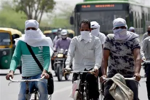 Đường phố ở New Delhi ngày 27/5 vừa qua. Ảnh: ANI/TTXVN