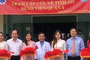 Lễ ra mắt trạm cấp cứu vệ tinh 115 tại quận 8