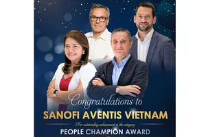 Bốn nhà lãnh đạo cấp cao của Sanofi Việt Nam được vinh danh 