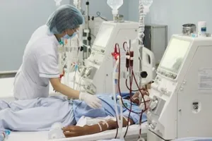 Bệnh nhân chạy thận nhân tạo. Ảnh minh họa