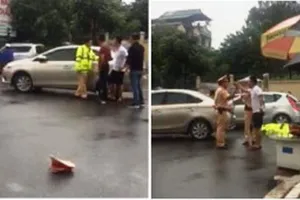 Xử lý kẻ côn đồ dùng gậy đánh golf tấn công CSGT