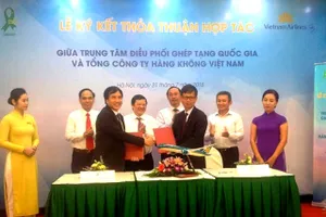 Lễ ký kết hợp tác vận chuyển mô, tạng bằng đường hàng không