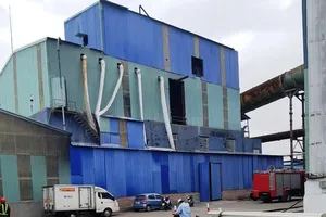 Khu vực nhà máy thép Dragon, nơi xảy ra vụ nổ lớn làm 12 công nhân thương vong