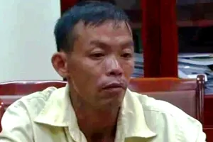 Đối tượng Sắt bị bắt giữ sau khi giết chết 2 người thân