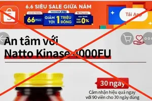 Yêu cầu Shopee và Lazada dừng ngay việc bán sản phẩm chức năng chưa được công bố